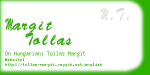 margit tollas business card